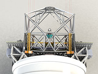 E-ELT 3D rendering