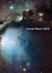 Cover of the ESO Annual Report 2010