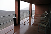 View from the ESO Residencia at Paranal during a rare storm