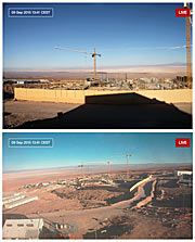 Webcams viser ALMAs Residencia
