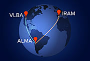 ALMA espande la sua potenza con la rete interferometrica globale