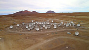 ALMA-Antennen aus der Luft