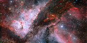 Vista panoramica di WR22 e le regioni Eta Carinae della Nebulosa Carena