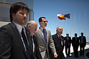 The prince of Asturias during his visit to ESO's Paranal Observatory