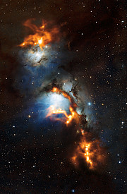 Nubes de polvo cósmico en Messier 78