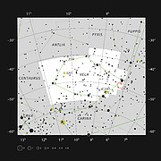 El cúmulo estelar abierto NGC 2547 en la constelación de Vela
