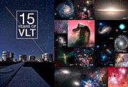 Patnáct let činnosti dalekohledu ESO/VLT