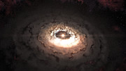 Kometfabriken upptäckt av ALMA, som den skulle kunna se ut
