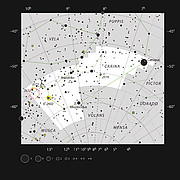 Stjärnhopen NGC 3572 i stjärnbilden Carina