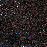 O céu em torno da localização da Nova Centauri 2013