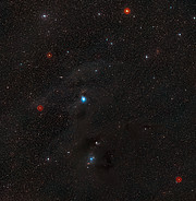 The sky around reflection nebula IC 2631