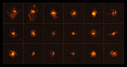 Halos brilhantes em torno de quasars distantes