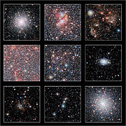 Höjdpunkter från VISTA:s bild av Lilla magellanska molnet
