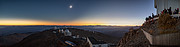Total Solformørkelse over La Silla 2. juli 2019 (panorama