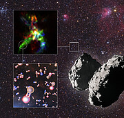 Moléculas que contêm fósforo descobertas em região de formação estelar e cometa 67P