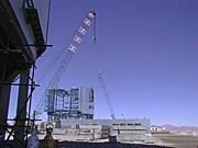 Construction work on the 4th Unit Telescope enclosure