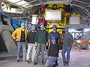 First major astronomical instrument mounted on VLT