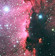 Detail of star-forming region RCW 108 in Ara