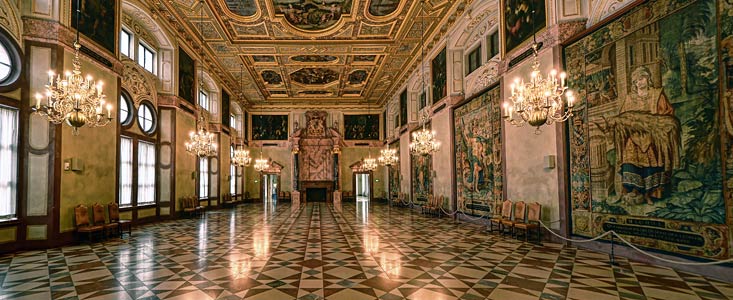 Salón imperial de la Residencia de Múnich, Alemania