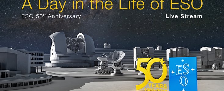 Webcast em directo com observações do Very Large Telescope para o 50º aniversário do ESO