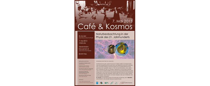 Poster zu Café & Kosmos am 7. Mai 2013