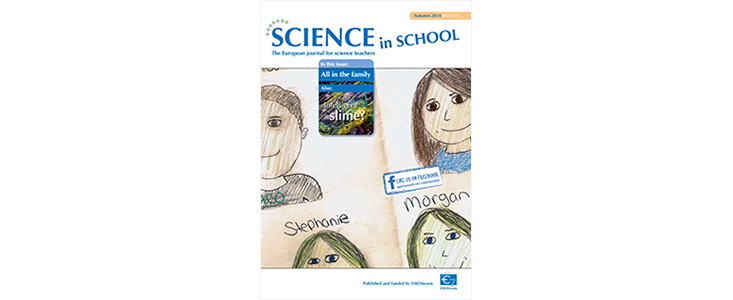 Capa da Science in School número 30 - Outono de 2014
