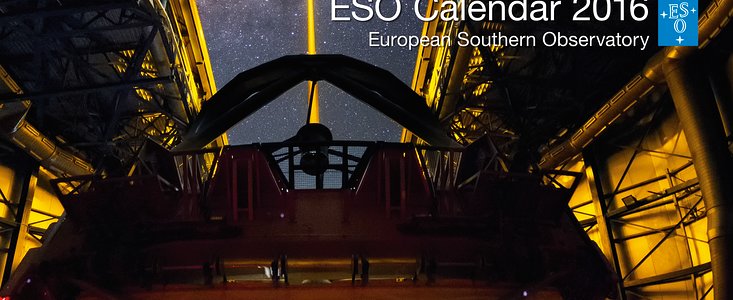 Titelblatt des ESO-Kalenders 2016
