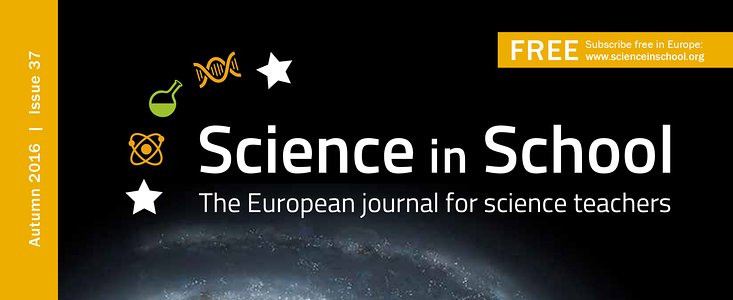 Cover of Science in School issue No.37