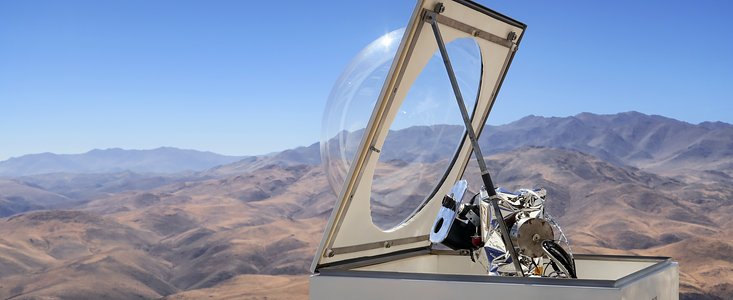 Lo strumento HELIOS al telescopio dell'ESO da 3,6 metri in Cile