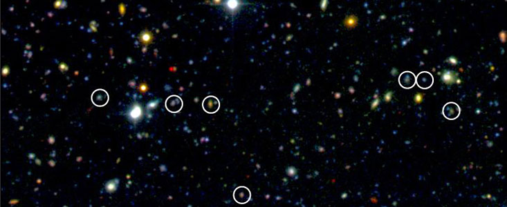 New population of distant galaxies