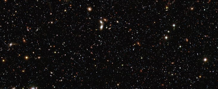 Una piscina de galaxias distantes