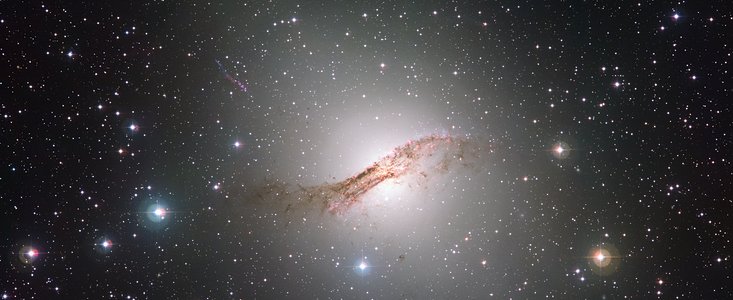 A deep look at the strange galaxy Centaurus A