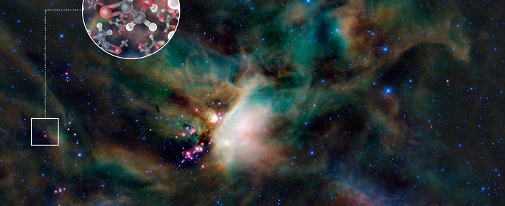 Sukkermolekyler i gassen omkring en ung sollignende stjerne