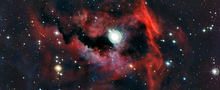 Acercándonos a la cabeza de la Nebulosa de La Gaviota