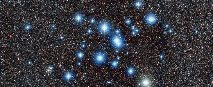 L'amas d'étoiles Messier 7