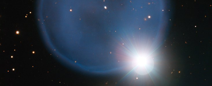 La nebulosa planetaria Abell 33, captada utilizando el telescopio VLT (Very Large Telescope) de ESO 