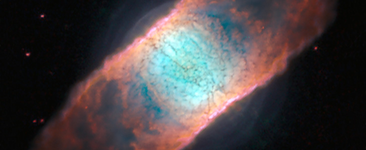 Den planetariske tåge IC 4406 set med MUSE og AOF