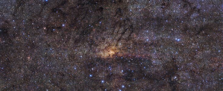 Střed Galaxie na snímku HAWK-I