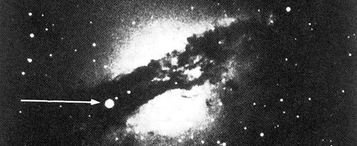 Supernova 1986 G in the peculiar, southern galaxy Centaurus A (NGC 5128)