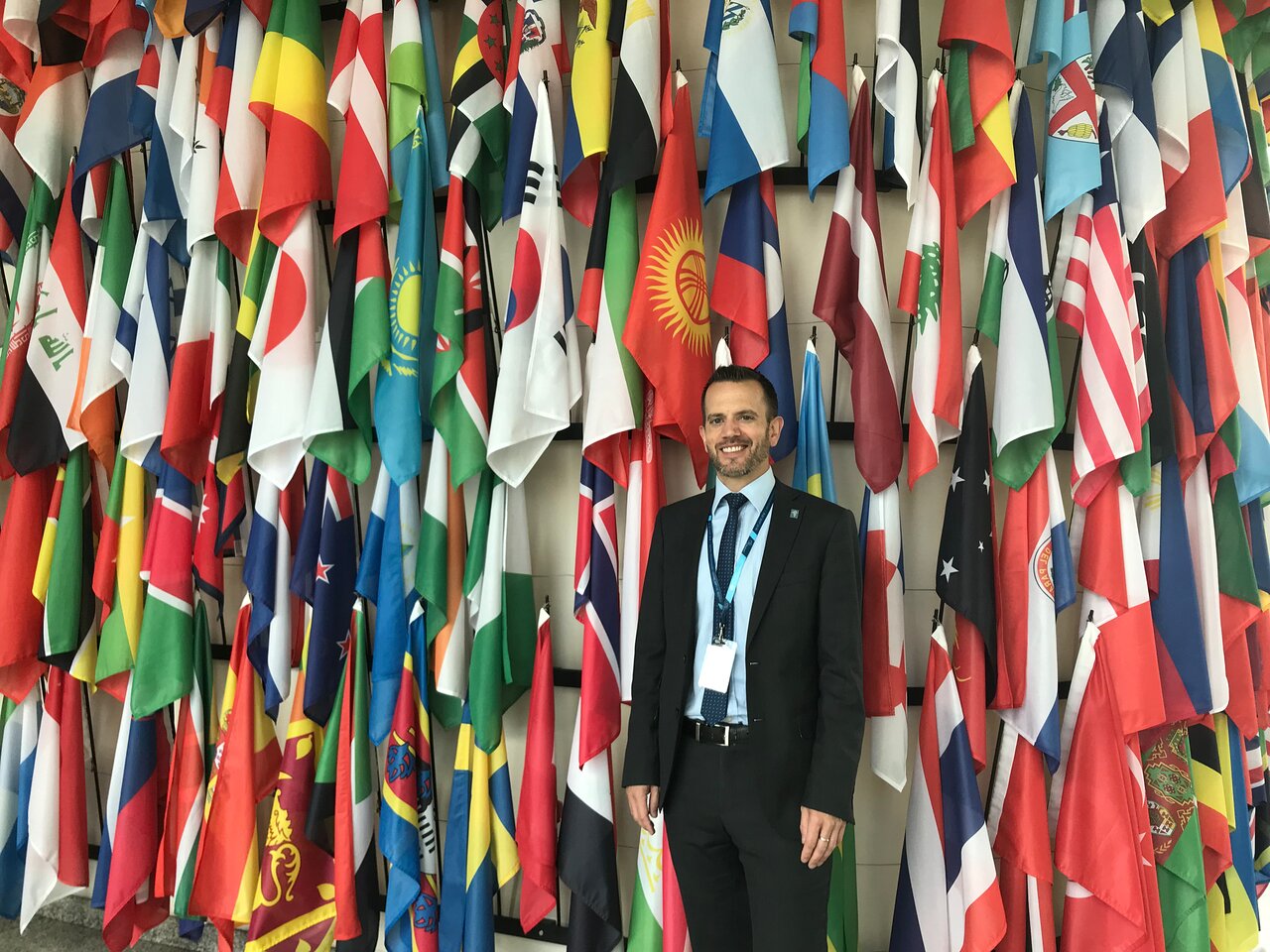 Andrew Williams at the June 2019 session of COPUOS