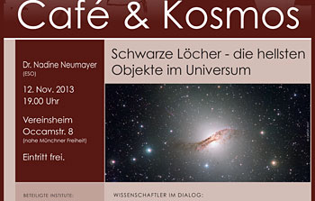 Café & Kosmos am 12. November 2013