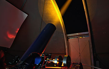 Primera luz de la colaboración para el desarrollo de la tecnología de estrella guía láser