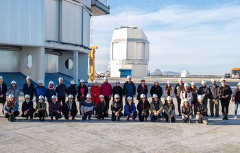 Grupo de convencionales visita el Observatorio Paranal de ESO