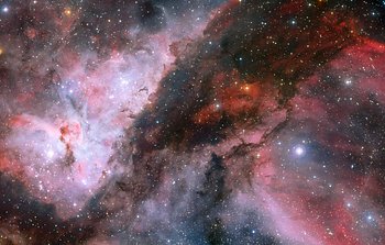 Mounted image 124: Panoramic view of the Carina Nebula
