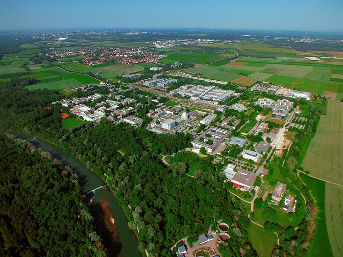 Aerial view of the Garching campus