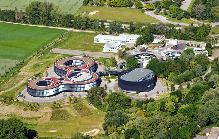 Aerial view of ESO's Headquarters