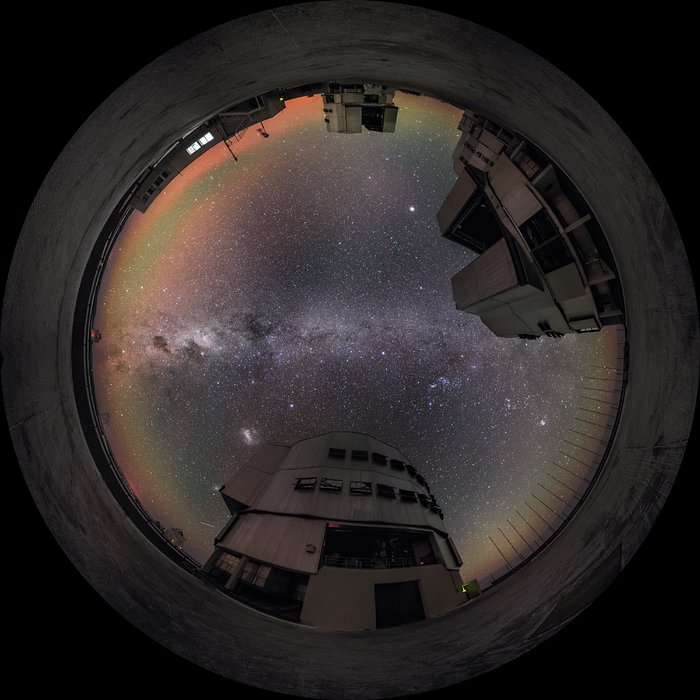 A fish-eye view of the VLT