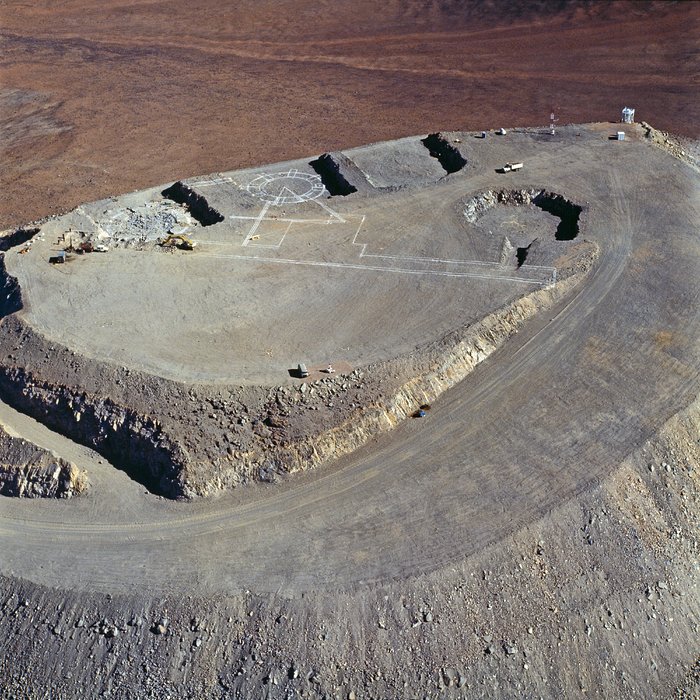 Aerial view of Paranal in 1994