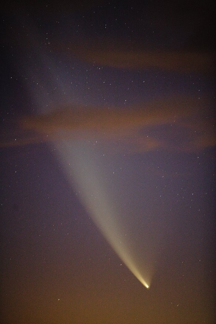Comet McNaught seen from the ALMA site