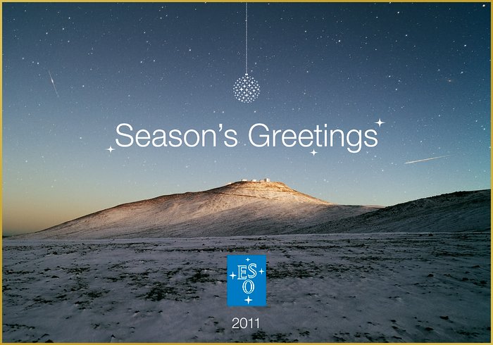 Season’s greetings from the European Southern Observatory!
